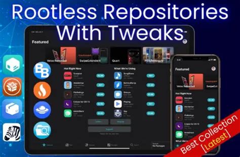 rootless repos with tweaks.